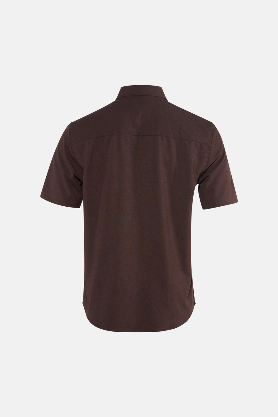 Chemise à manches courtes - brun
