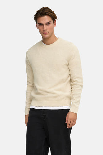 Pull col O Écru - ONLY & SONS®