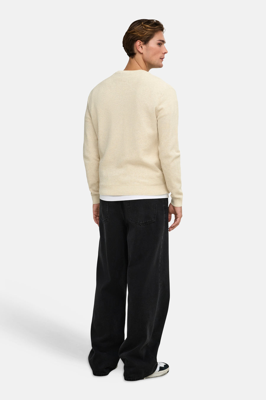 Pull col O Écru - ONLY & SONS®