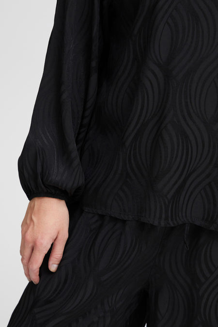 Chemisier (manches longues) Noir - SORBET