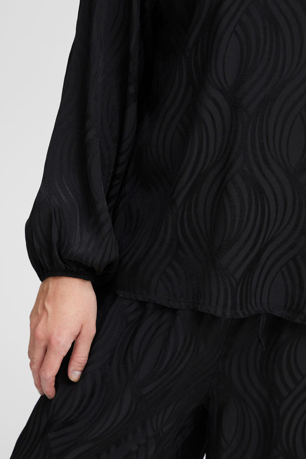 Chemisier (manches longues) Noir - SORBET