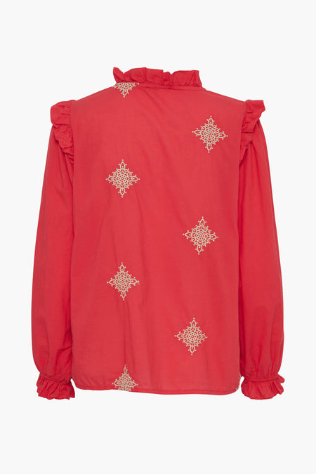 Chemise &agrave; manches longues - rose