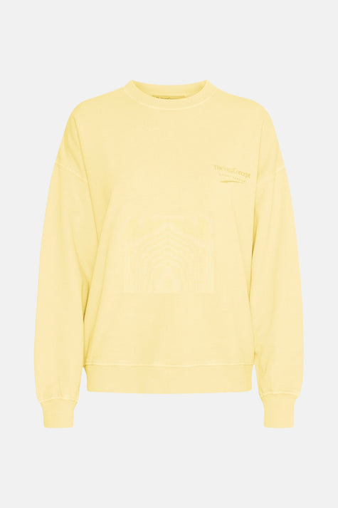 Sweat col O Jaune - THEJOGGCONCEPT