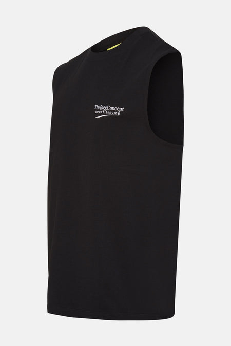 Tanktop Noir - THEJOGGCONCEPT
