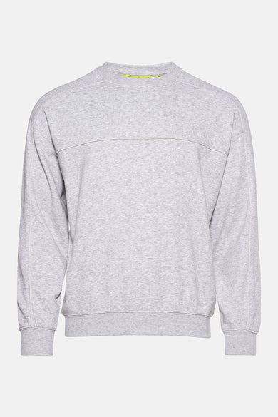 Sweat col O Gris - THEJOGGCONCEPT