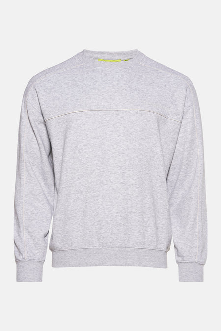 Sweat col O Gris - THEJOGGCONCEPT