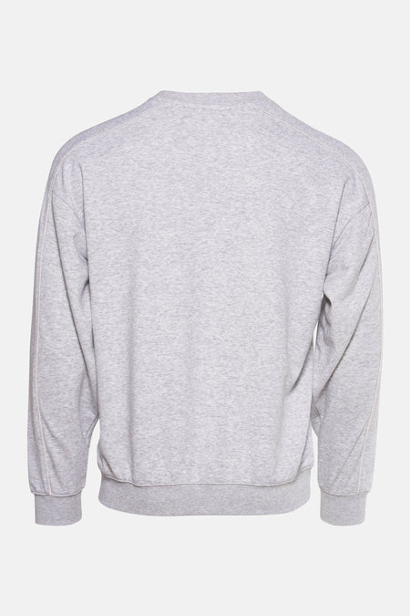 Sweat col O Gris - THEJOGGCONCEPT