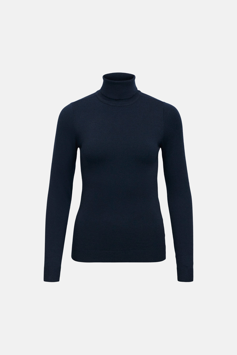 Pull col roulé bleu - OBJECT