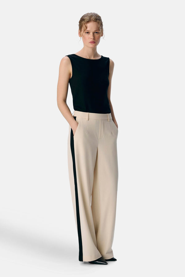 OBJLISA WIDE PANT AOP NOOS