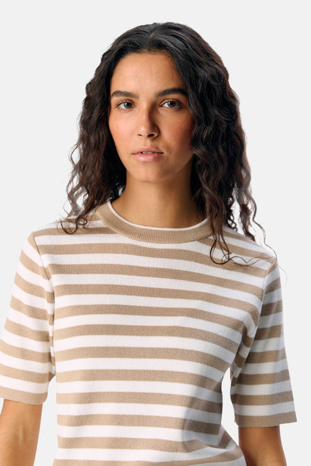 OBJESTER S/S NEW KNIT PULLOVER NOOS