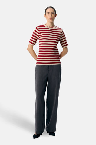 OBJESTER S/S NEW KNIT PULLOVER NOOS