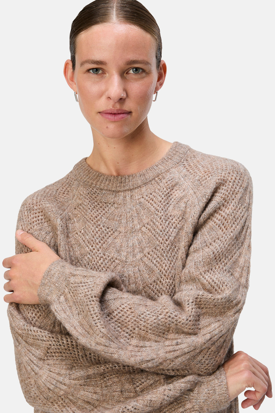 Pull à col rond - brun - OBJECT - 4