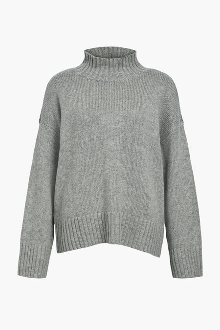 OBJAGNES LO LS H.NECK KNIT PULLOVER NOOS