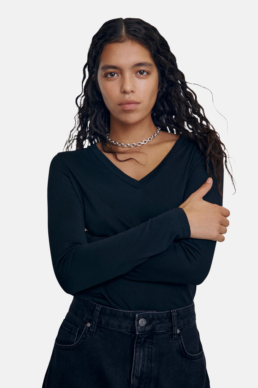 T-shirt à manches longues - noir - OBJECT - 4