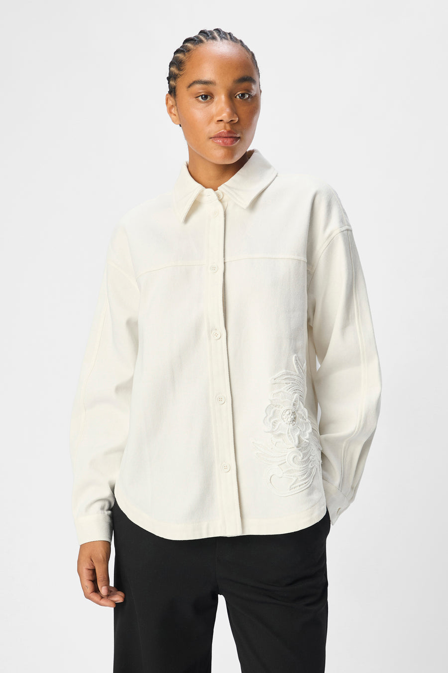 Chemise à manches longues - écru - OBJECT