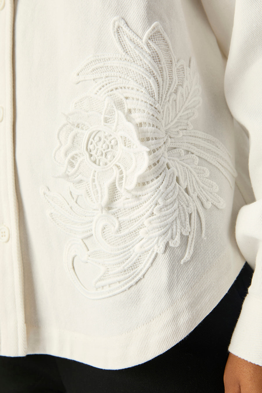 Chemise à manches longues - écru - OBJECT