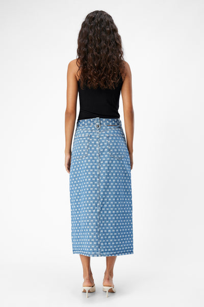 Jupe 3/4 Mid blue denim - OBJECT