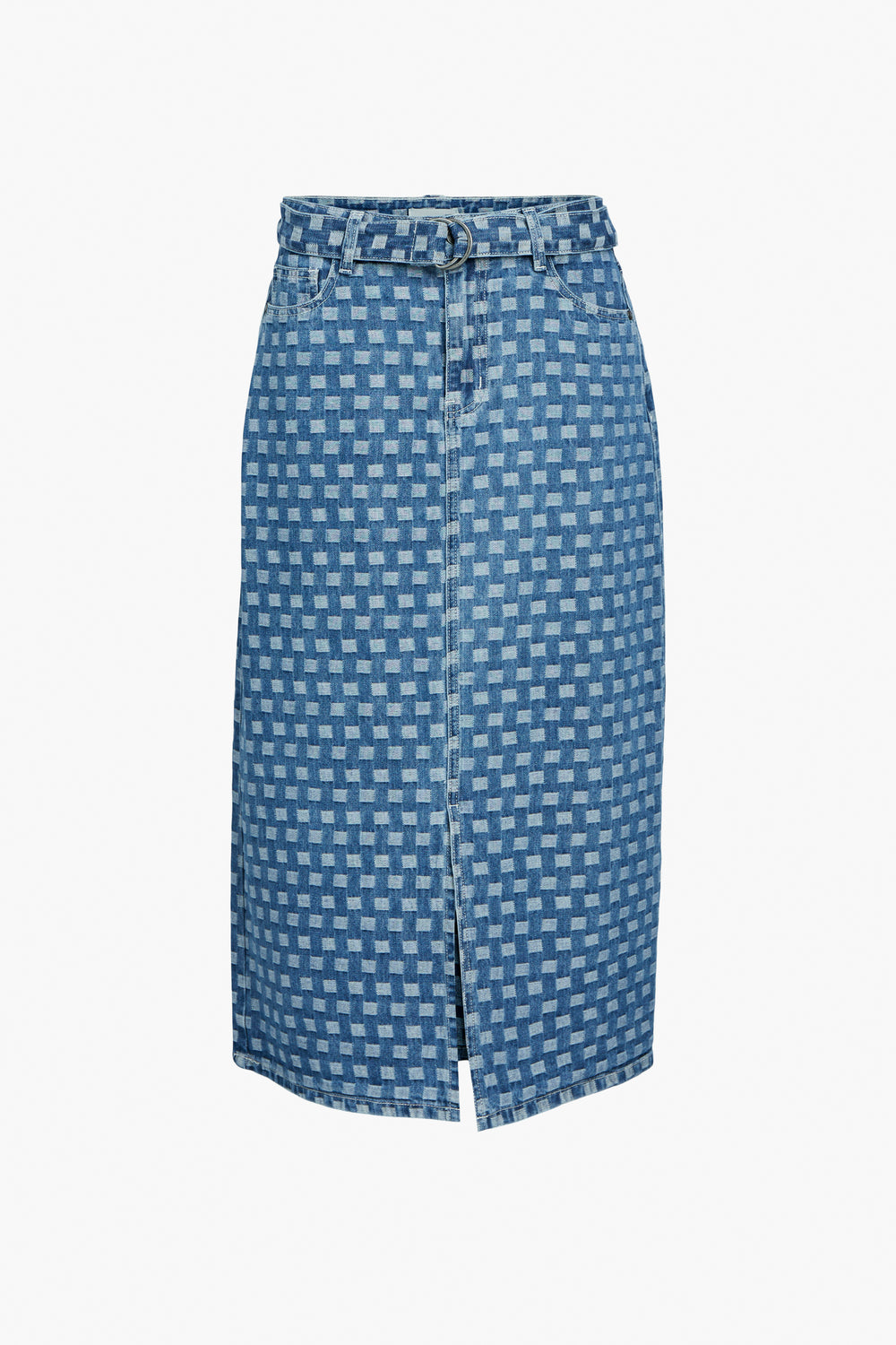 Jupe 3/4 Mid blue denim - OBJECT