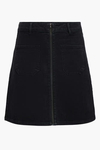 Jupe courte - black denim