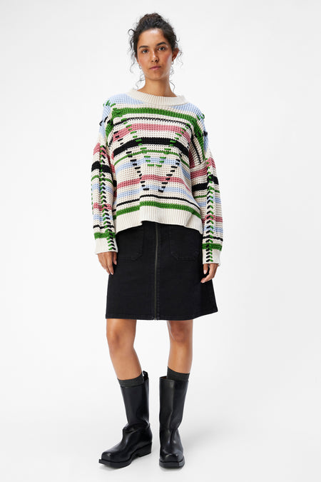 OBJTUJA KNIT L/S OZ PULLOVER 134