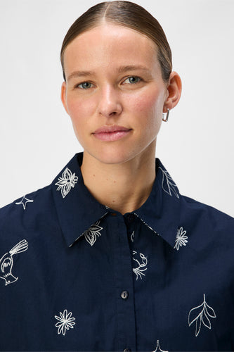 Chemise à manches longues - bleu - OBJECT - 5