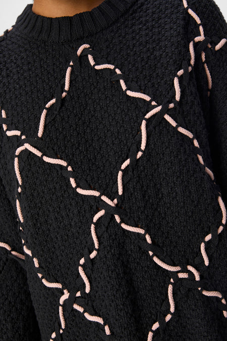 OBJRANKA KNIT OZ L/S PULLOVER 135