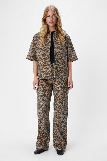 Chemise à manches longues - brun