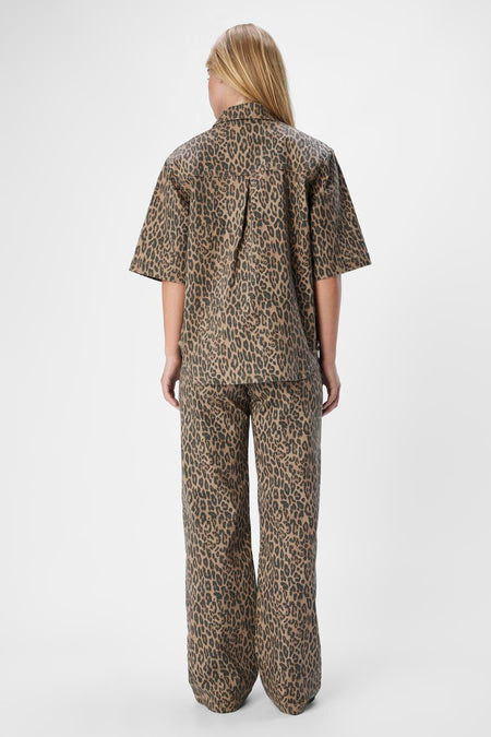 Chemise à manches longues - brun