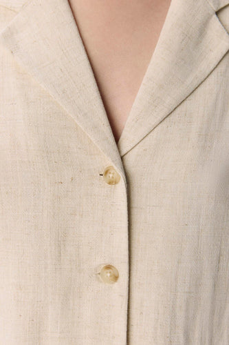 Chemise à manches courtes - écru - OBJECT