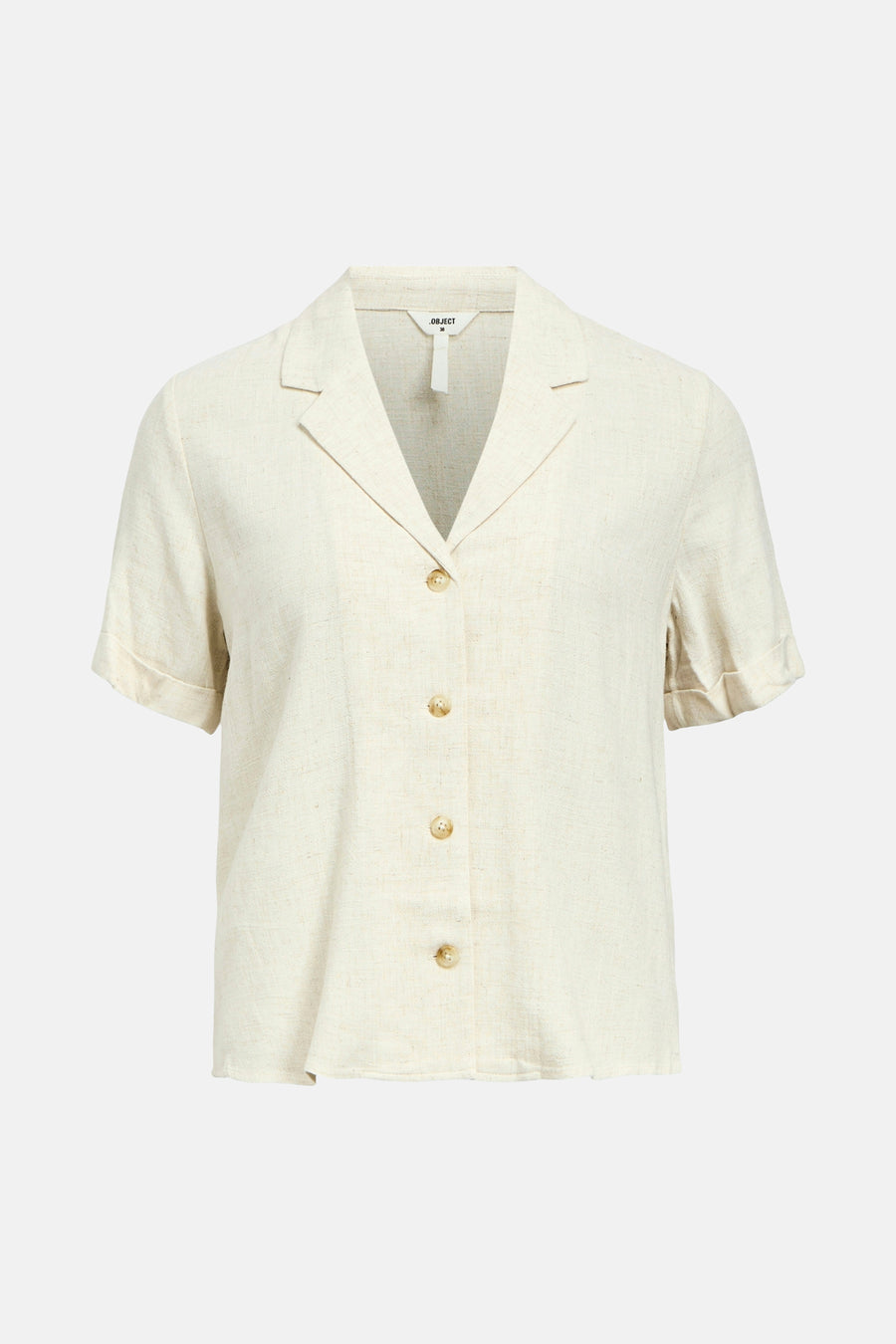 Chemise à manches courtes - écru - OBJECT