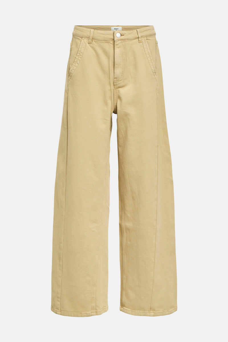 OBJMOJI AVIANA MW LO WIDE JEANS CC2 SS