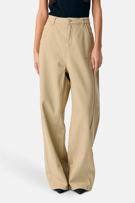 OBJMOJI AVIANA MW LO WIDE JEANS CC2 SS