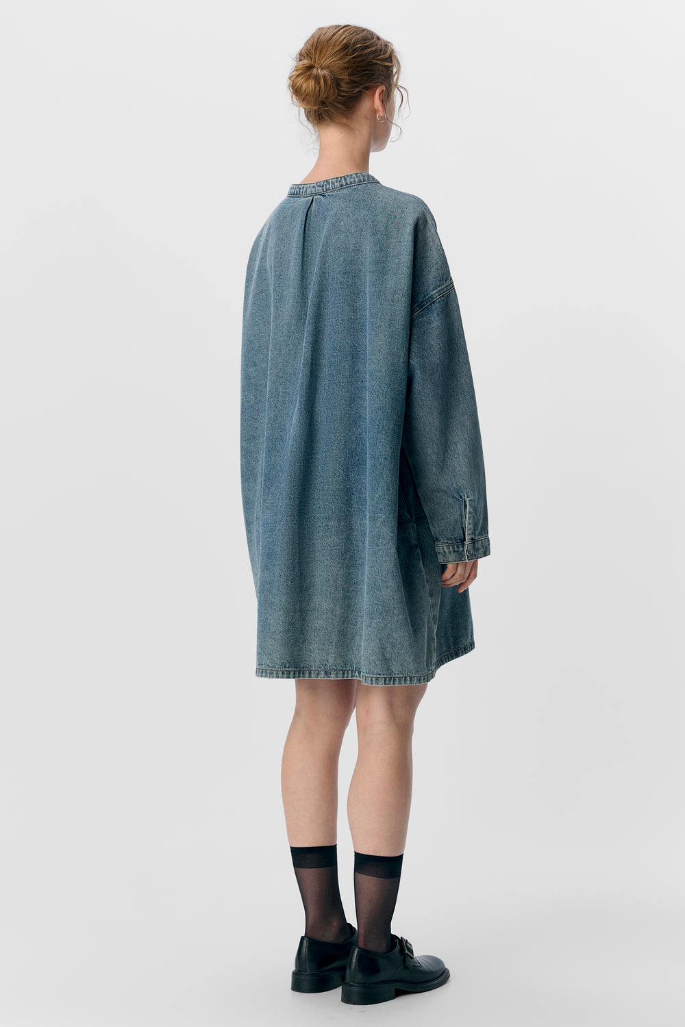 Robes manches longues Light blue denim - OBJECT