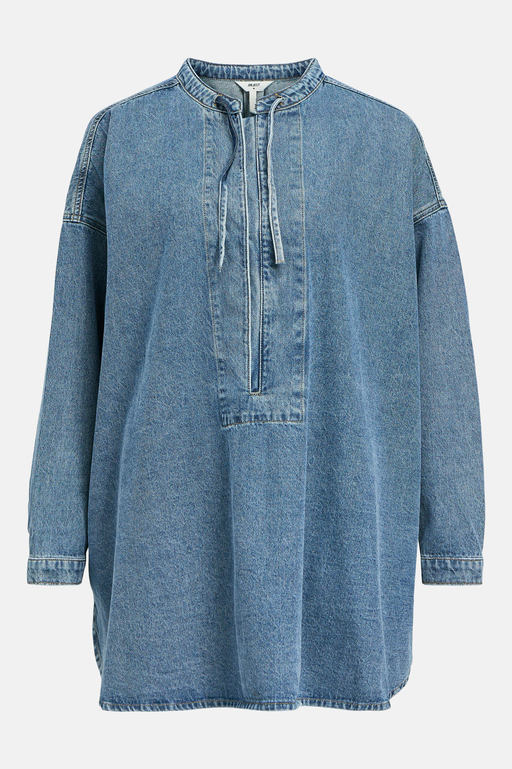 Robes manches longues Light blue denim - OBJECT