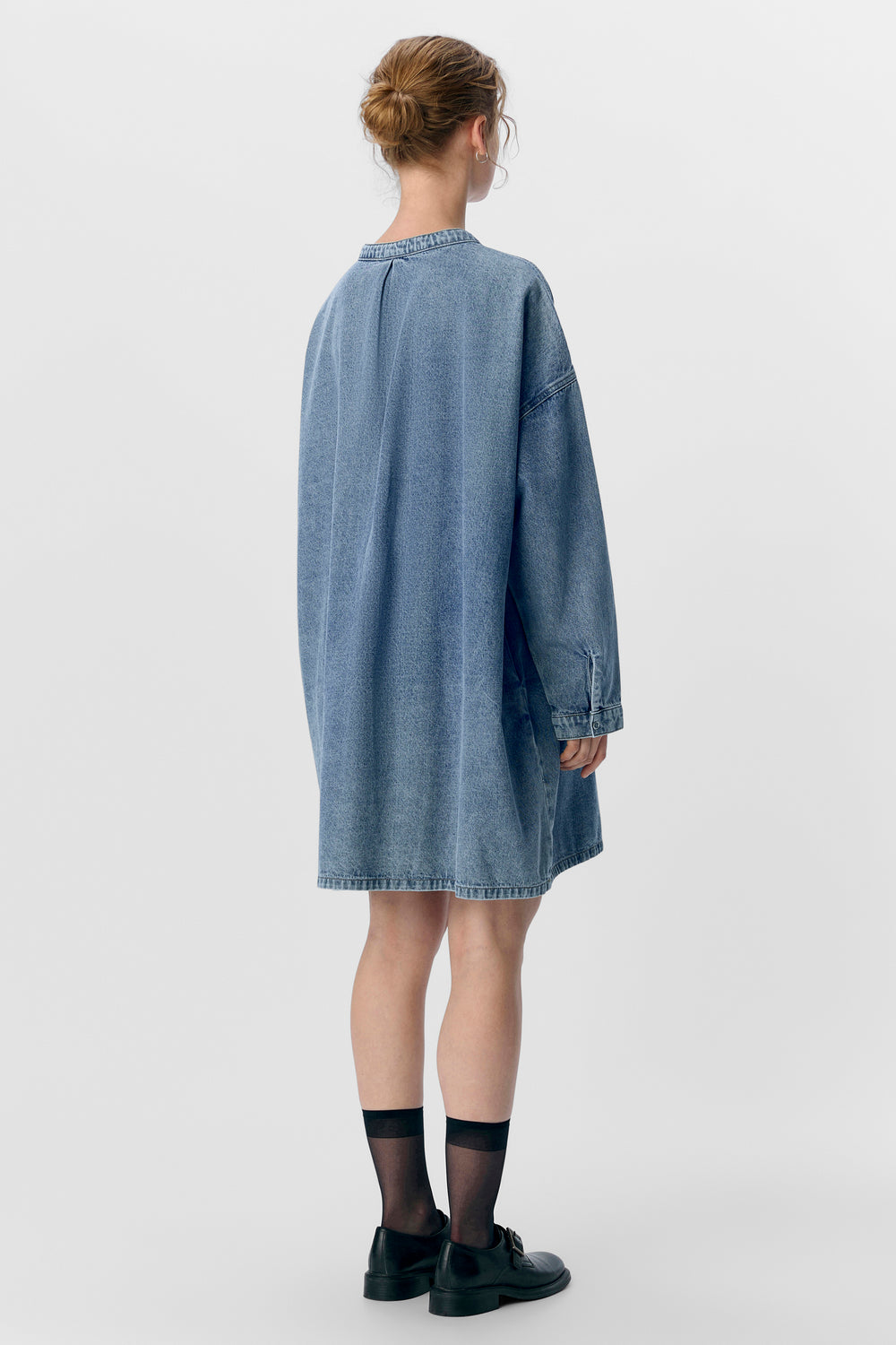 Robes manches longues Light blue denim - OBJECT