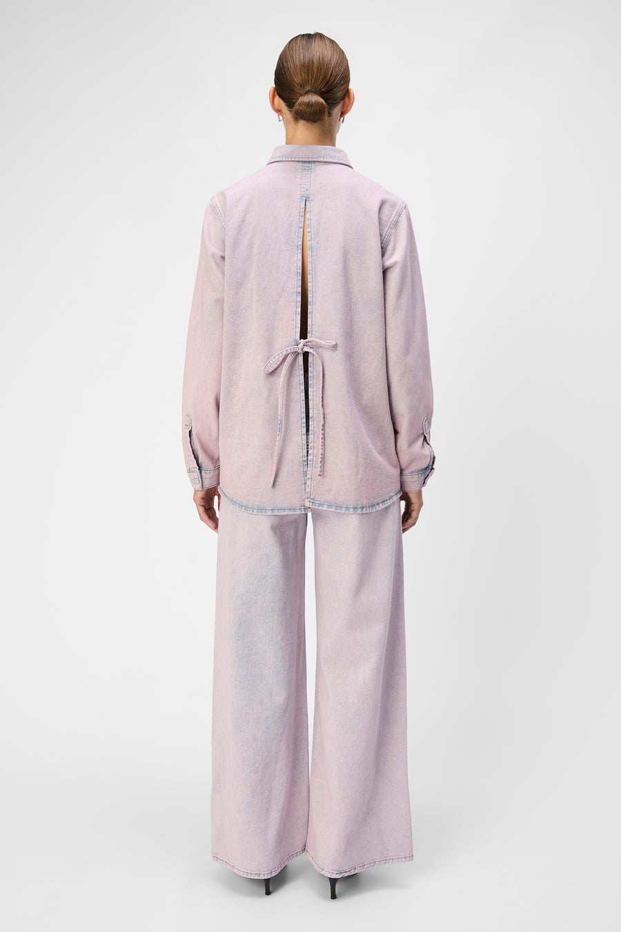 OBJGABRIELLE L/S RE SHIRT E PA 24 - OBJECT