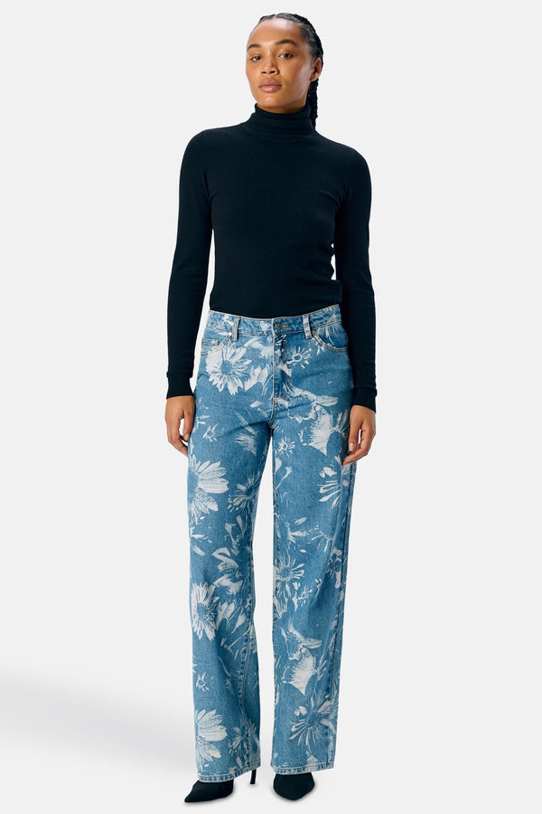 Jeans straight Mid blue denim - OBJECT