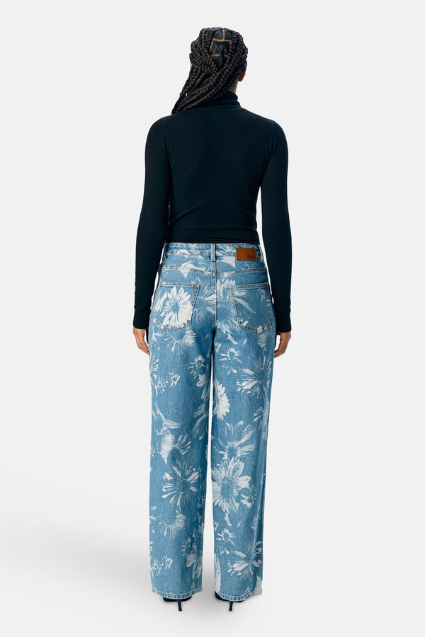 Jeans straight Mid blue denim - OBJECT