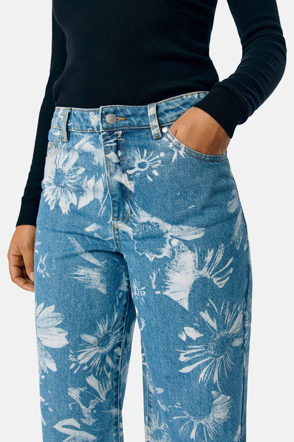 Jeans straight Mid blue denim - OBJECT