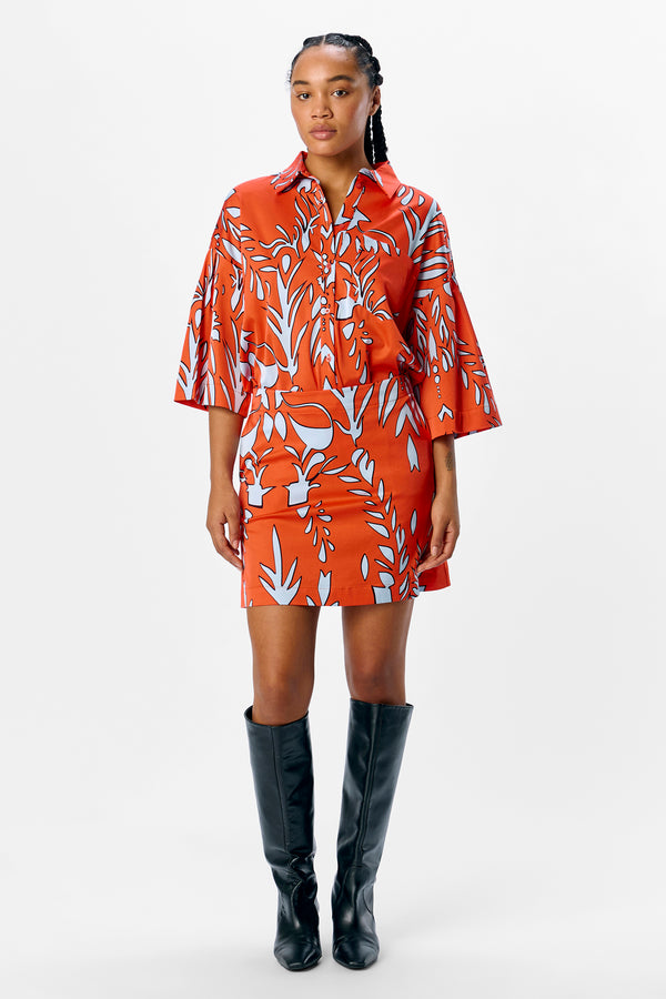Jupe courte Orange - OBJECT