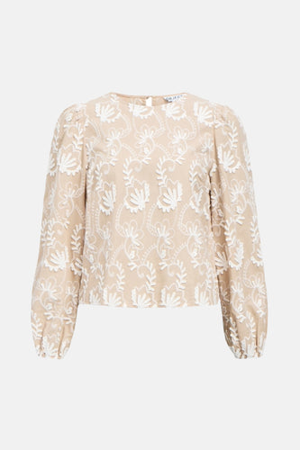 Chemisier (manches longues) beige - OBJECT - OBJECT - 5