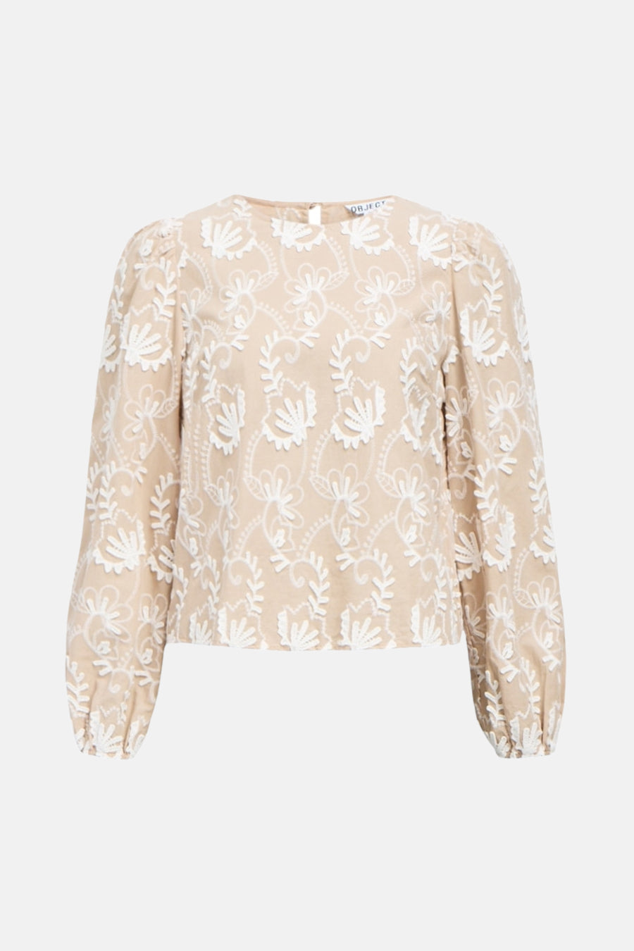 Chemisier (manches longues) beige - OBJECT - OBJECT - 5