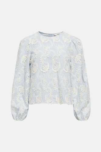 Blouse à manches longues - Bleu - OBJECT - 7