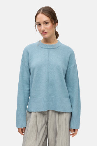 Pull col O bleu - OBJECT