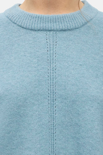 Pull col O bleu - OBJECT