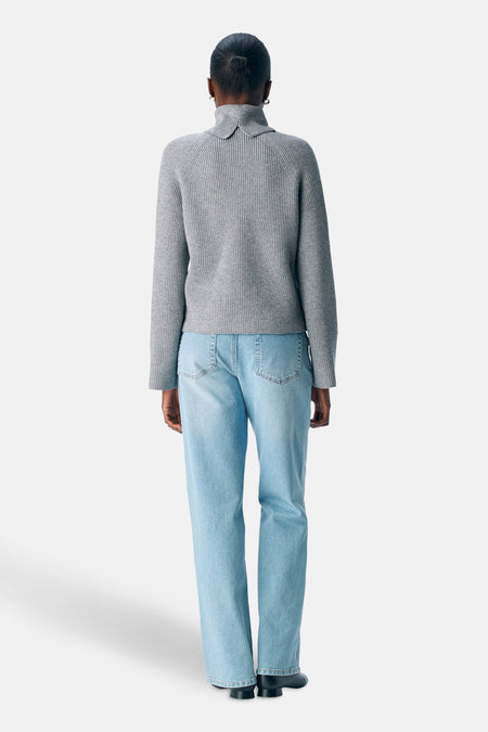 OBJVIOLA LS LO ROLLNECK KNIT NOOS