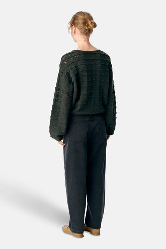 Pull à col rond - Kaki - OBJECT - 5