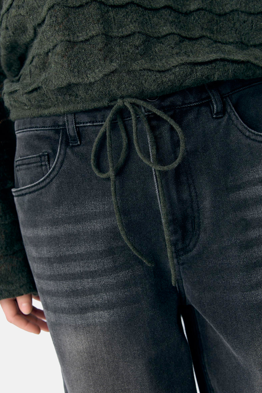 Pull à col rond - Kaki - OBJECT - 4