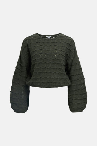 Pull à col rond - Kaki - OBJECT - 5