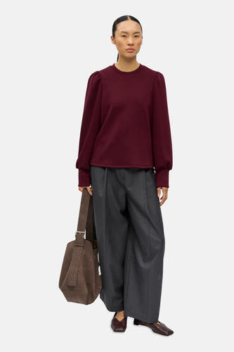 Sweat col O rouge - OBJECT